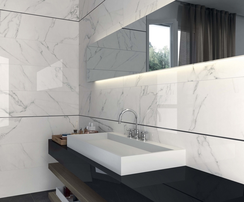 белая мраморная плитка